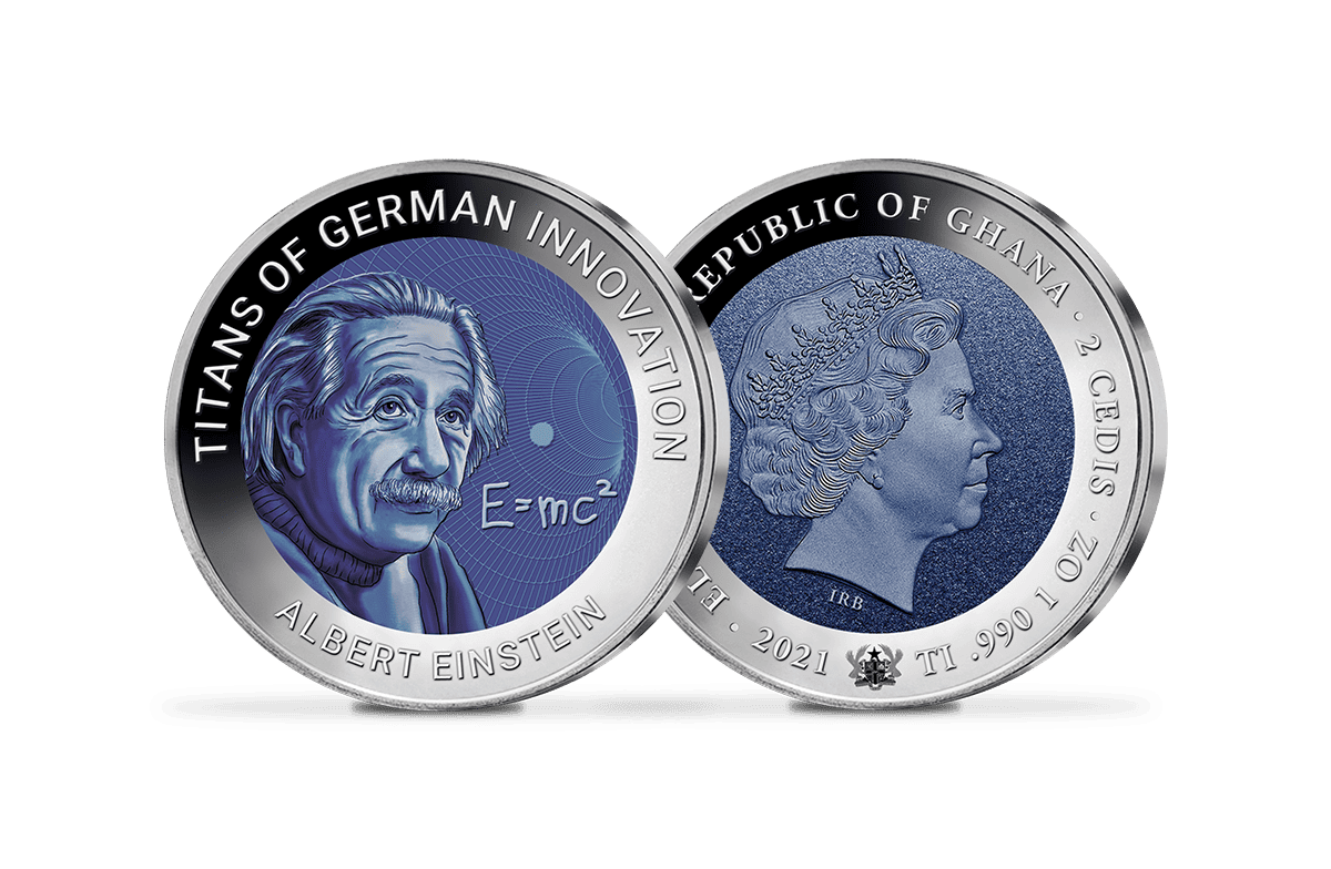 Titan-Unze Albert Einstein