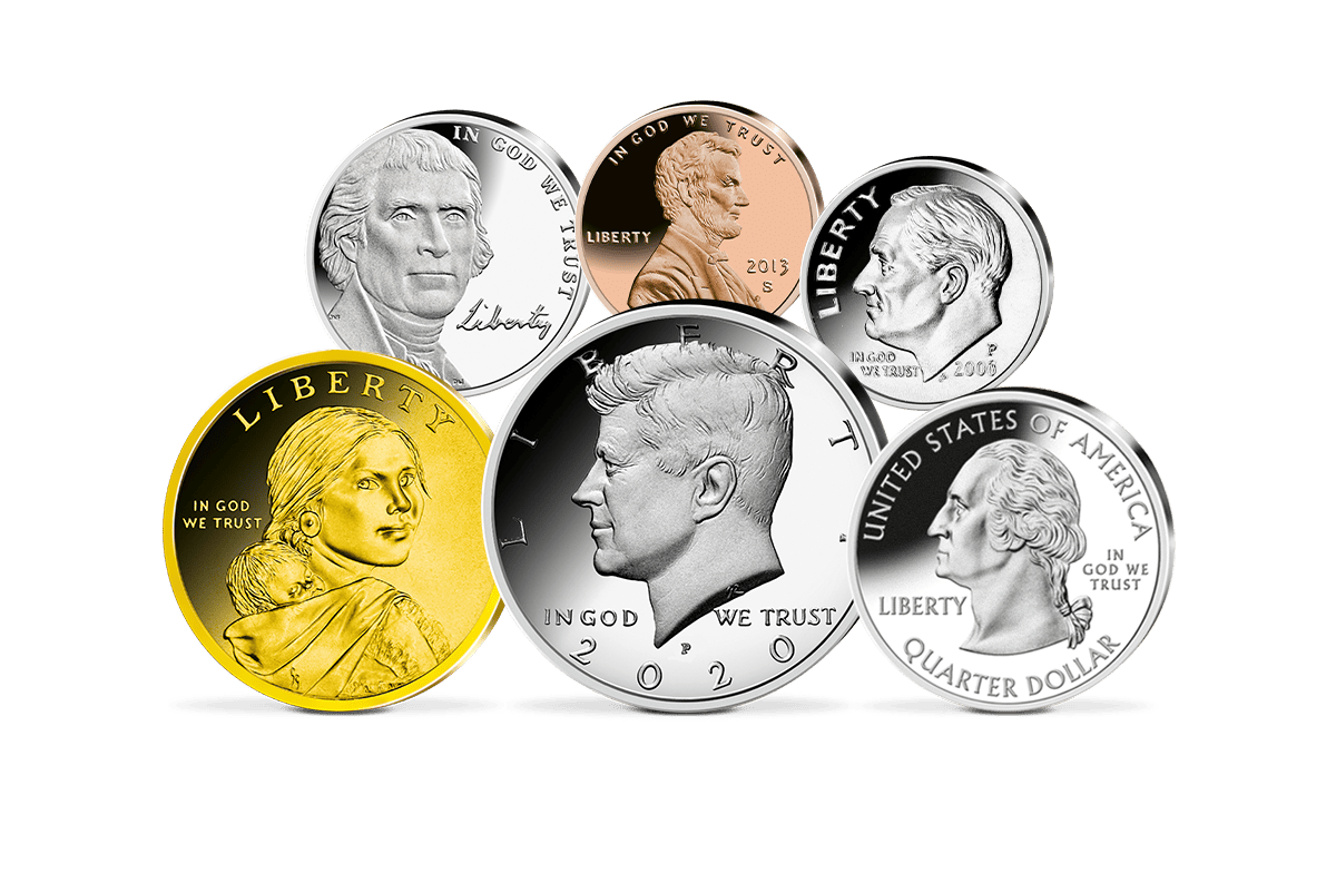 Kursmünzensatz der USA Sacagawea