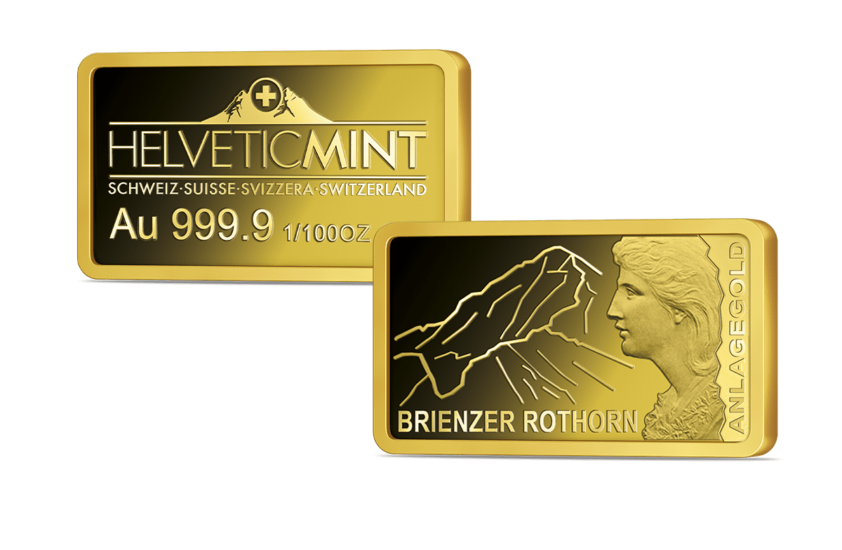 Schweizer Anlagebarren Brienzer Rothorn