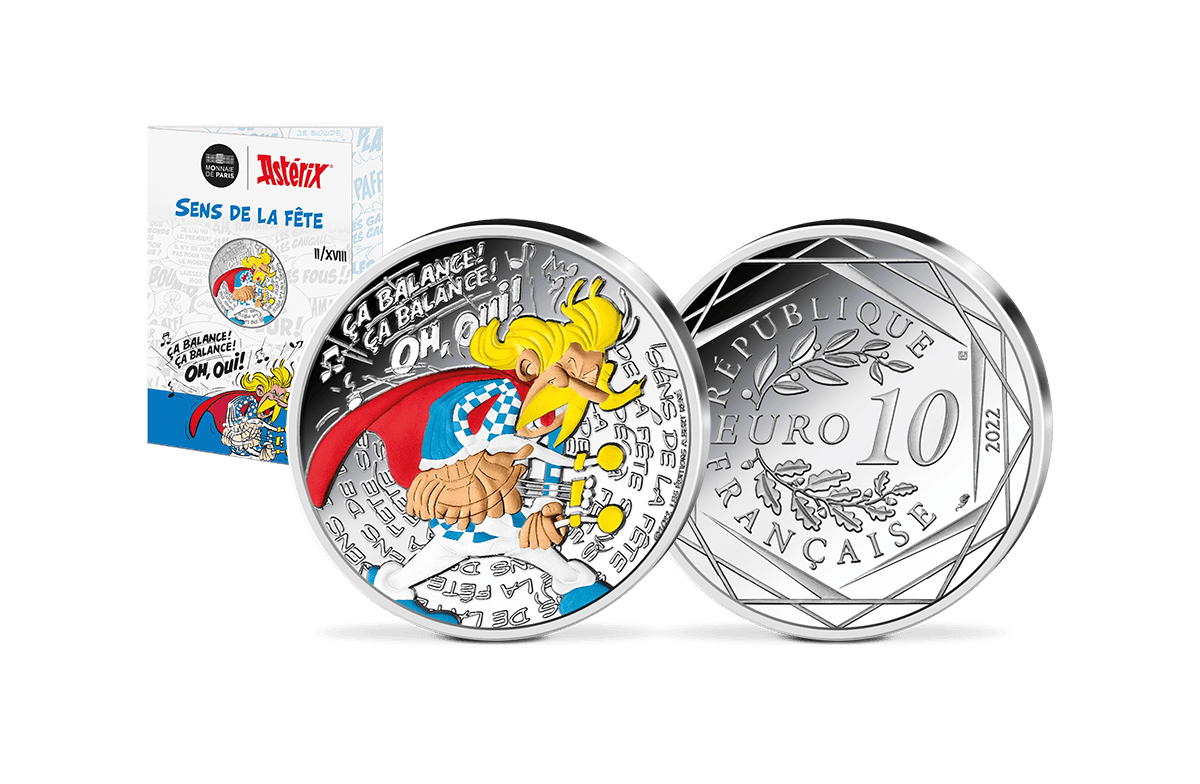 10-Euro-Silbermünze Frankreich - Sens dela Fête