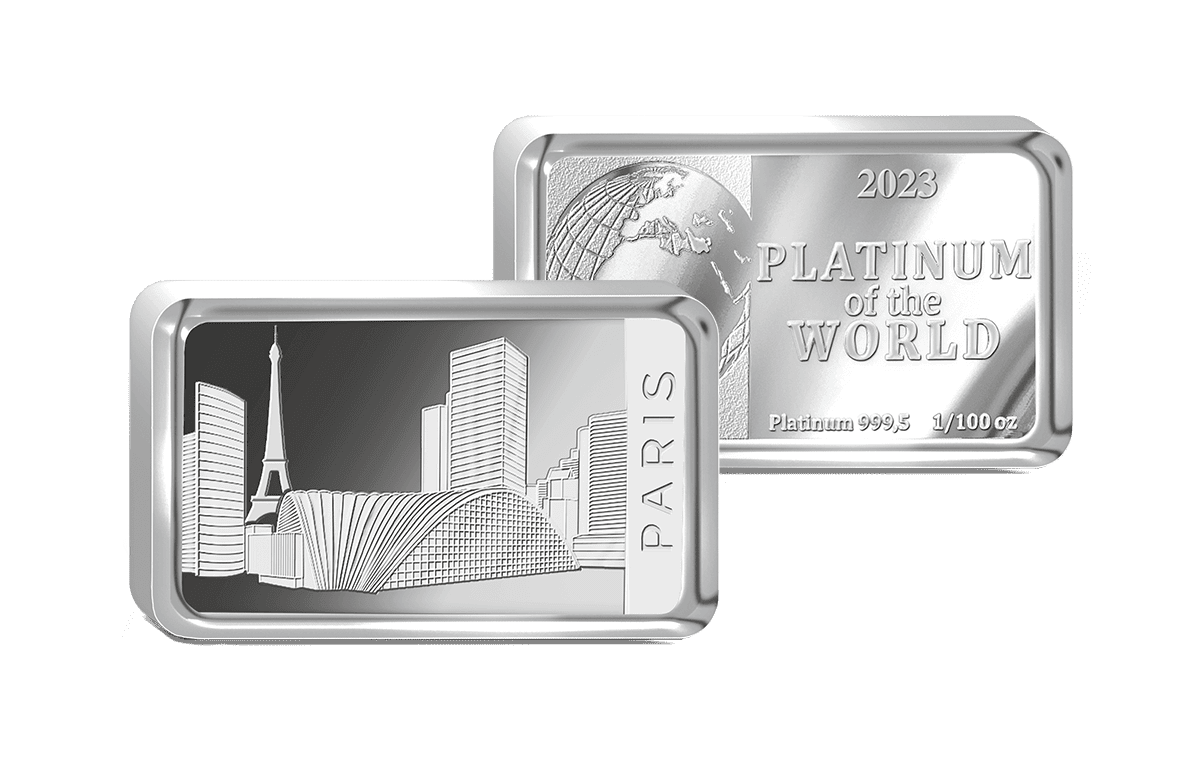 Platinbarren Finanzplatz Paris Platinbarren Finanzplatz Paris