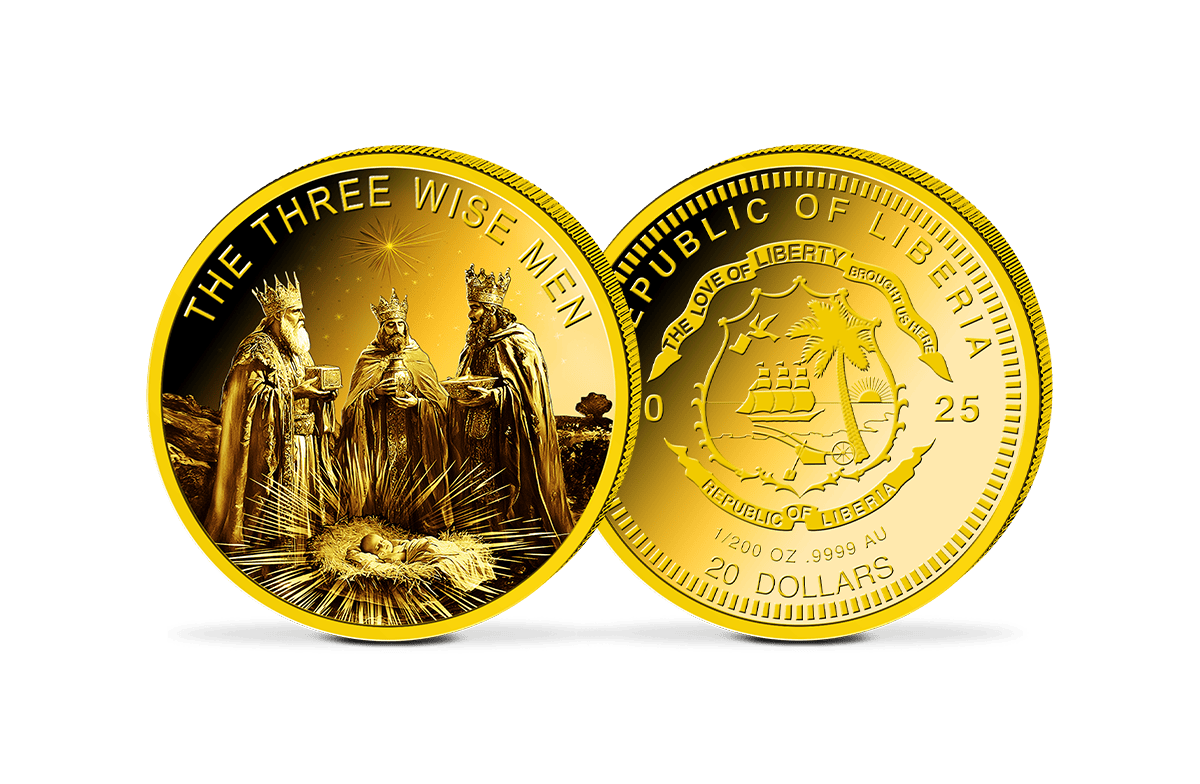 Goldmünze Die Heiligen Drei Könige