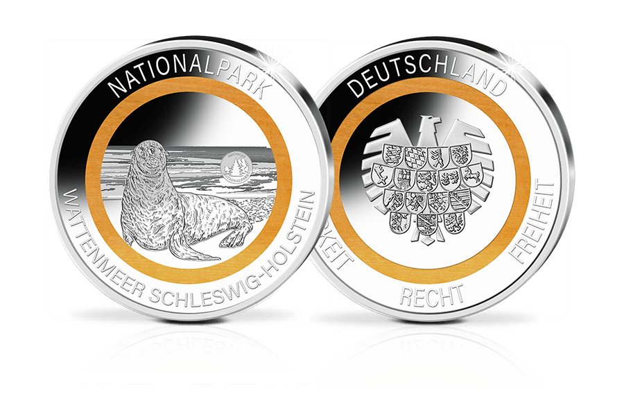 Gedenkprägung Nationalpark Wattenmeer Schleswig-Holstein