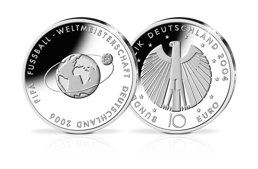 10-Euro-Münze Fußball-WM 2006 – 2. Ausgabe 10-Euro-Münze Fußball-WM 2006 – 2. Ausgabe