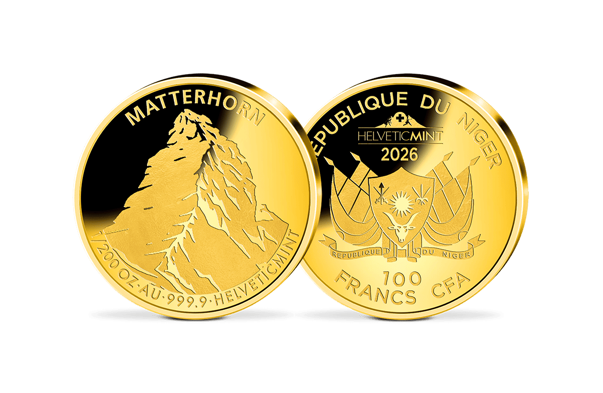 Goldmünze Matterhorn