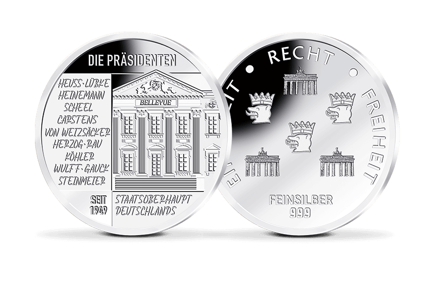 Silber-Gedenkprägung Die Präsidenten