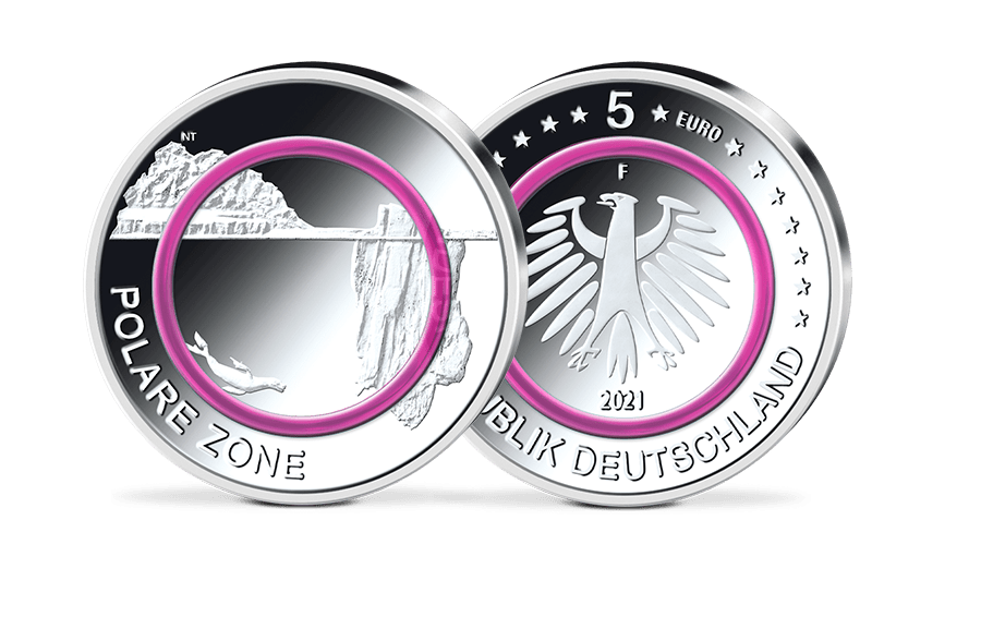 5-Euro-Münze Polare Zone 