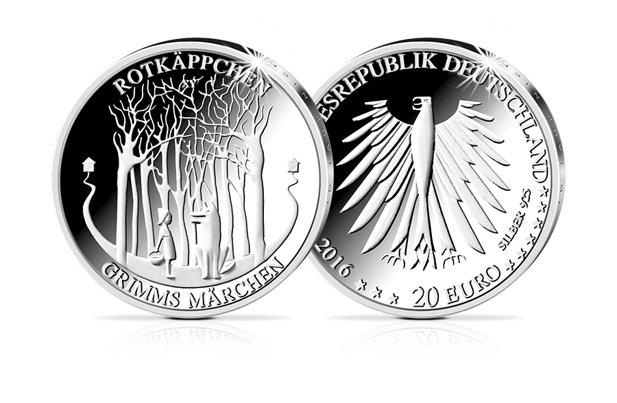 20-Euro-Münze Rotkäppchen 20-Euro-Münze Rotkäppchen