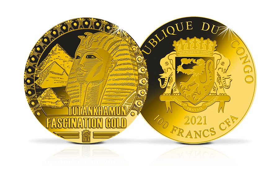 Goldmünze Tutanchamun Goldmünze Tutanchamun