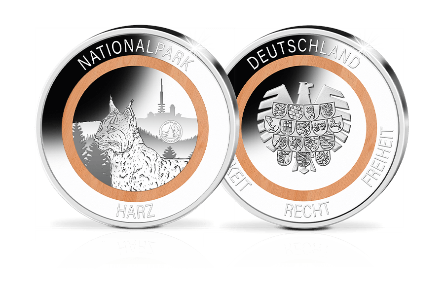 Gedenkprägung Nationalpark Harz
