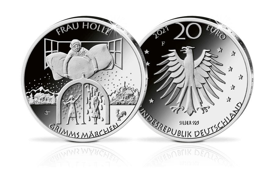 20-Euro-Münze Grimms Märchen – Frau Holle 20-Euro-Münze Grimms Märchen – Frau Holle
