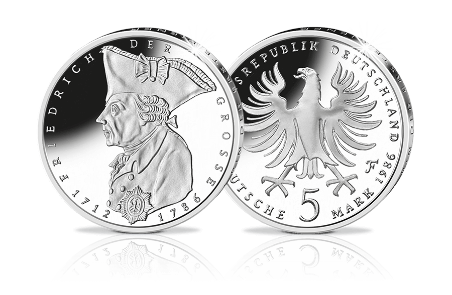 5-DM-Münze Friedrich der Große 1986 5-DM-Münze Friedrich der Große 1986