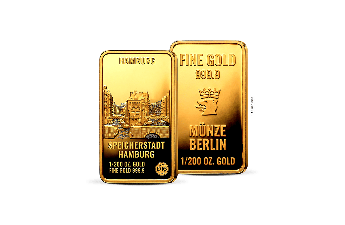Goldbarren Hamburg – Speicherstadt