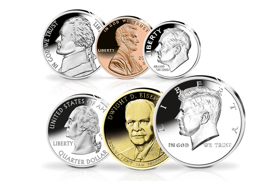 Kursmünzensatz der USA Dwight D. Eisenhower Kursmünzensatz der USA Dwight D. Eisenhower