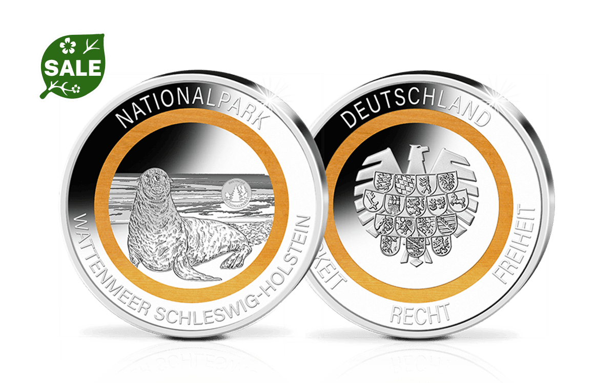 Gedenkprägung Nationalpark Wattenmeer Schleswig-Holstein