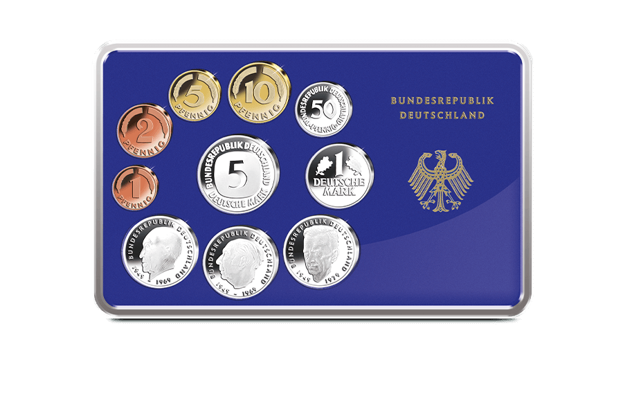Kursmünzensatz aus dem Jahre 1986
