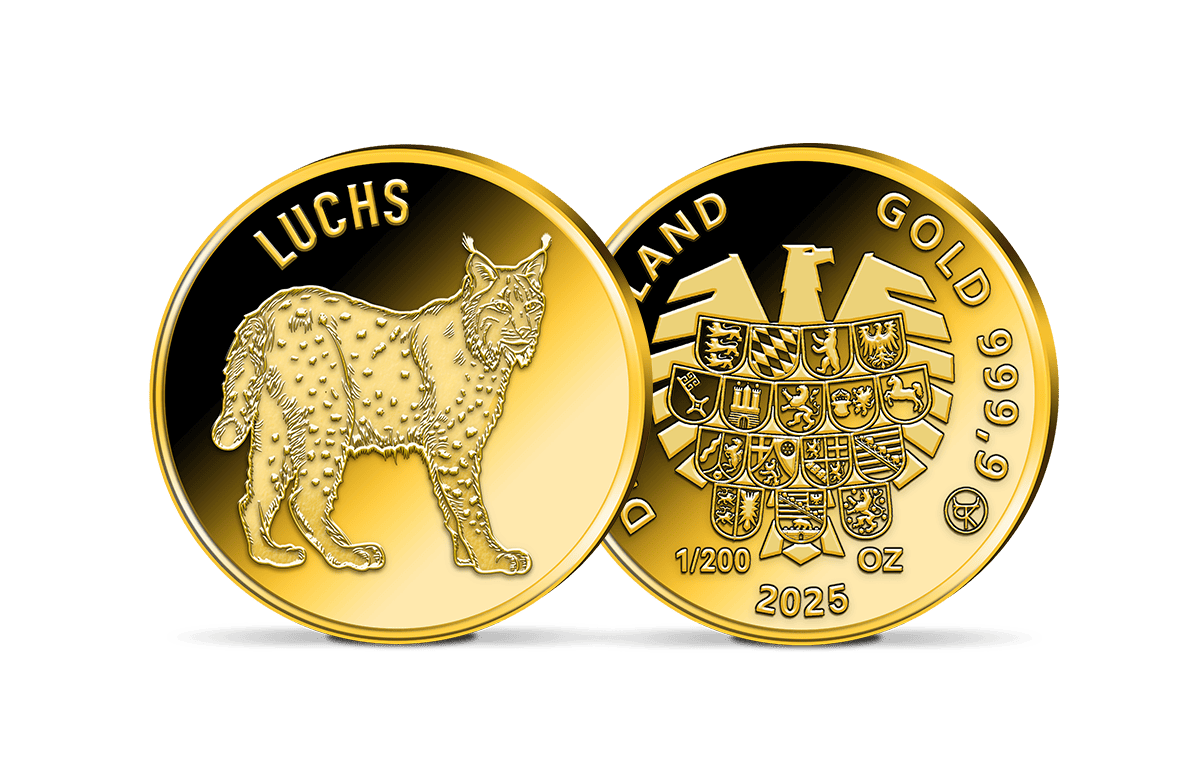 Gold-Gedenkprägung Luchs Gold-Gedenkprägung Luchs