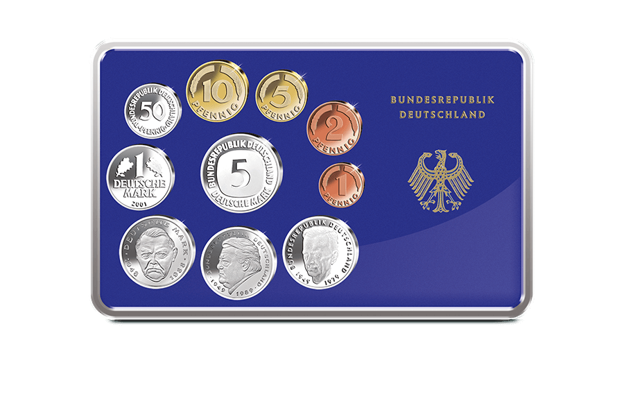 DM-Kursmünzensatz aus dem Jahre 2001