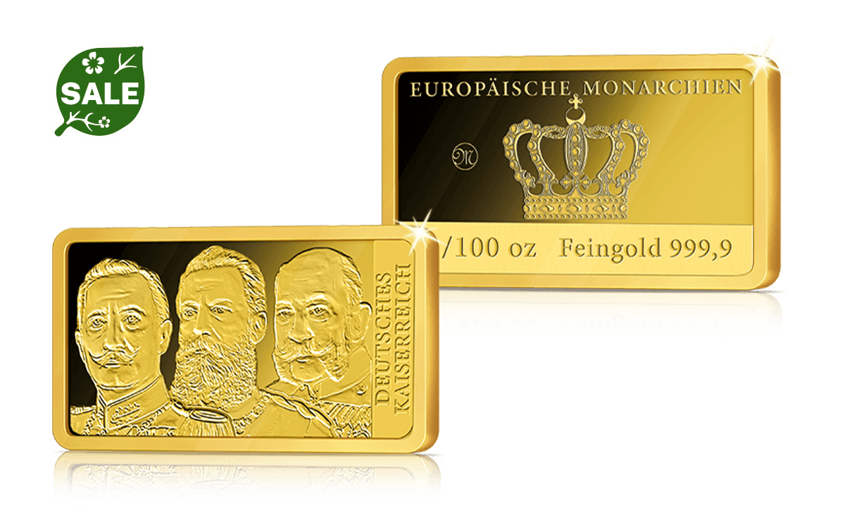 Goldbarren Deutsches Kaiserreich