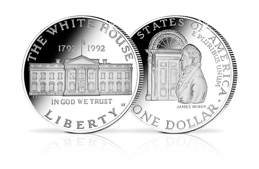US-Silber-Dollar 200 Jahre Weißes Haus