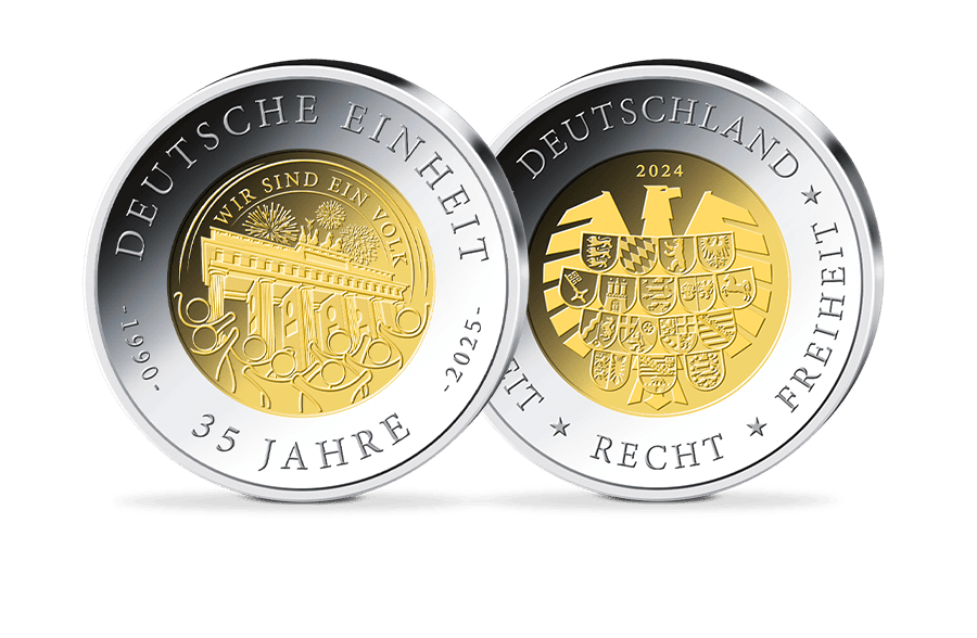 Sonder-Gedenkprägung 35 Jahre Deutsche Einheit Sonder-Gedenkprägung 35 Jahre Deutsche Einheit
