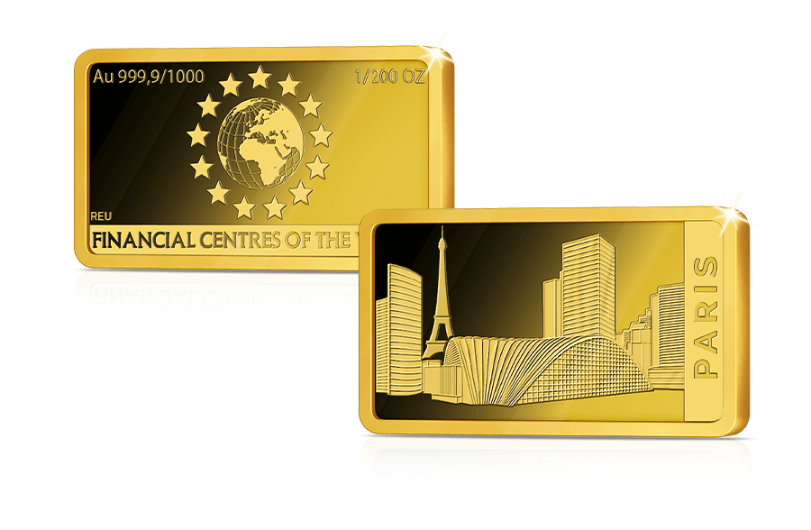 Goldbarren Finanzplatz Paris Goldbarren Finanzplatz Paris