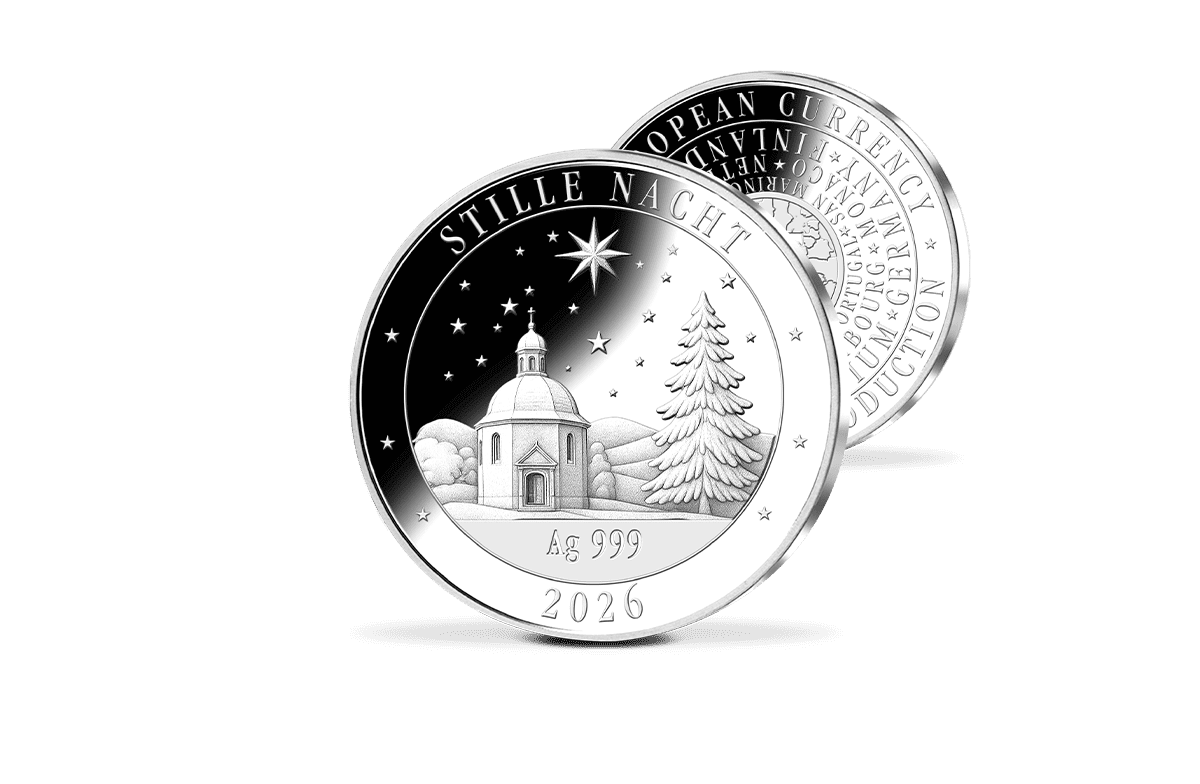 Silber-Gedenkprägung Stille Nacht