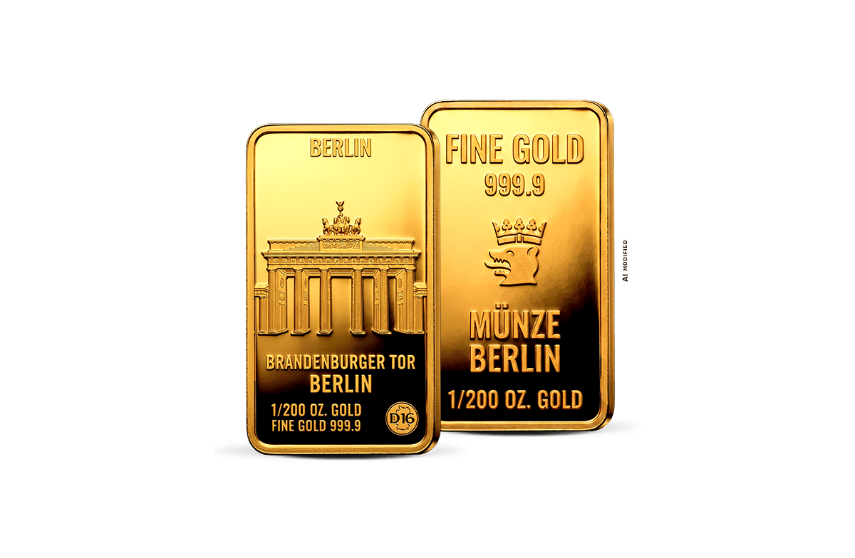 Goldbarren Berlin – Brandenburger Tor
