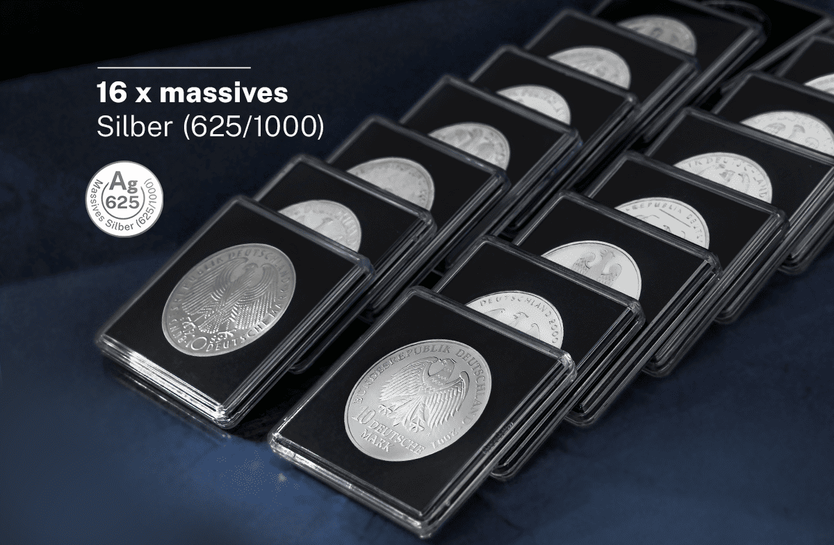 Investmentpaket 10-DM-Silbermünzen XXL