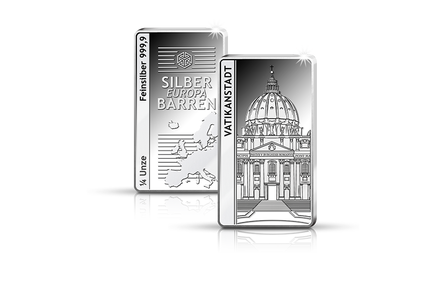 Silber-Barren Vatikanstadt