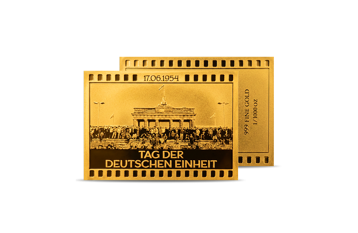 Gold-Münzbarren Tag der Deutschen Einheit