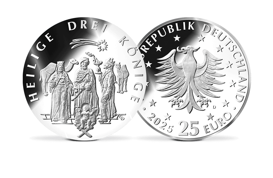 25-Euro-Gedenkmünze 2025 Heilige drei Könige 25-Euro-Gedenkmünze 2025 Heilige drei Könige