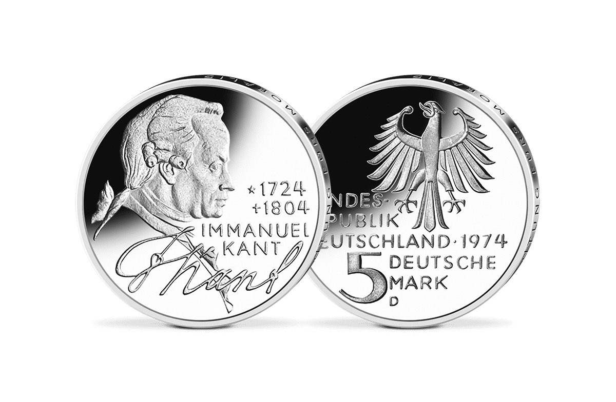 5-DM Münze Immanuel Kant
