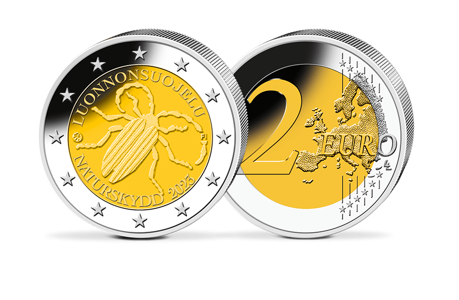 2-Euro-Gedenkmünze - Finnland 2023 - Naturschutz 2-Euro-Gedenkmünze - Finnland 2023 - Naturschutz