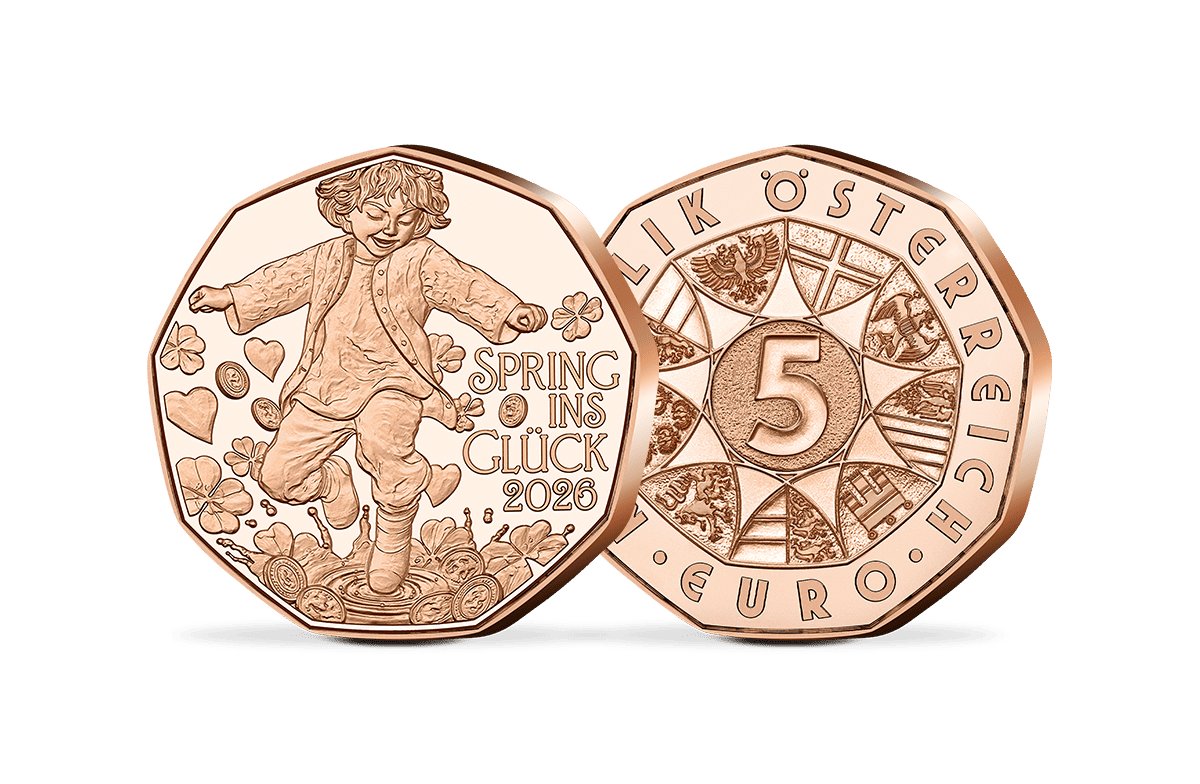 5-Euro-Münze Österreich Neujahrsmünze 2026 - Spring ins Glück