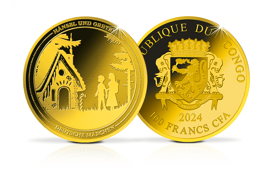 Goldmünze Hänsel und Gretel