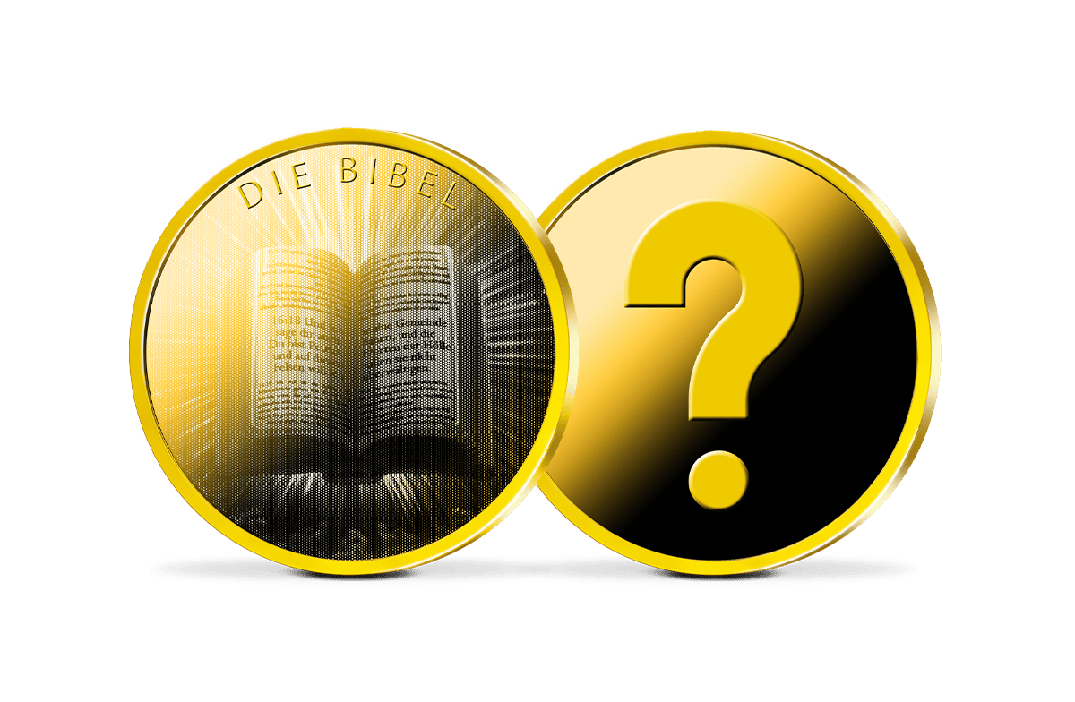 Gold-Prägung Die Bibel