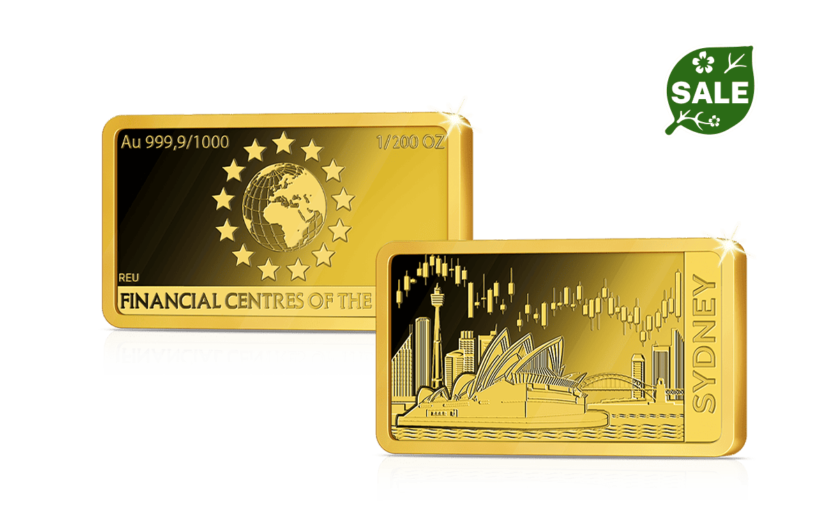 Goldbarren Finanzplatz Sydney