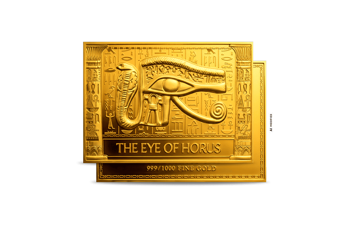 Gold-Münzbarren Auge des Horus