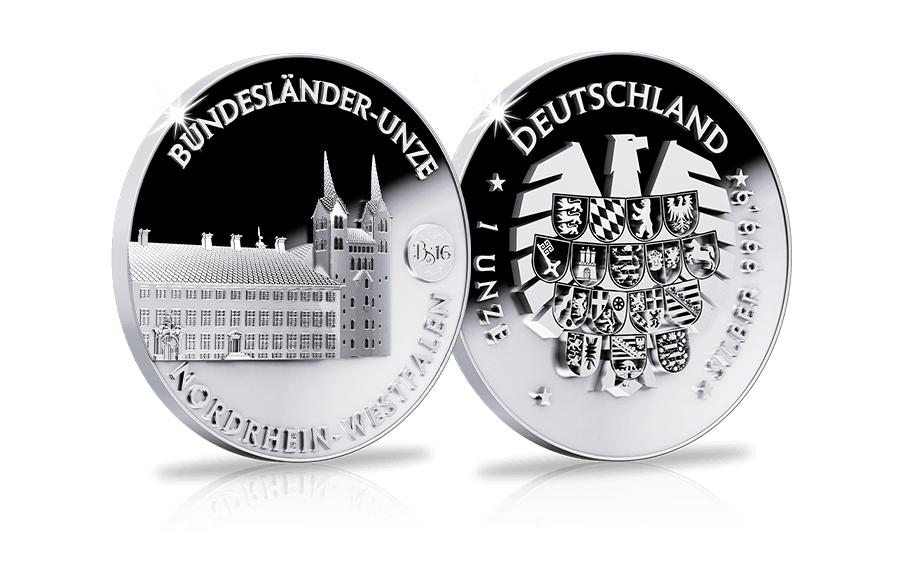 Bundesländer-Unze Nordrhein-Westfalen